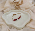 Bracelet Néïa - Corail rouge