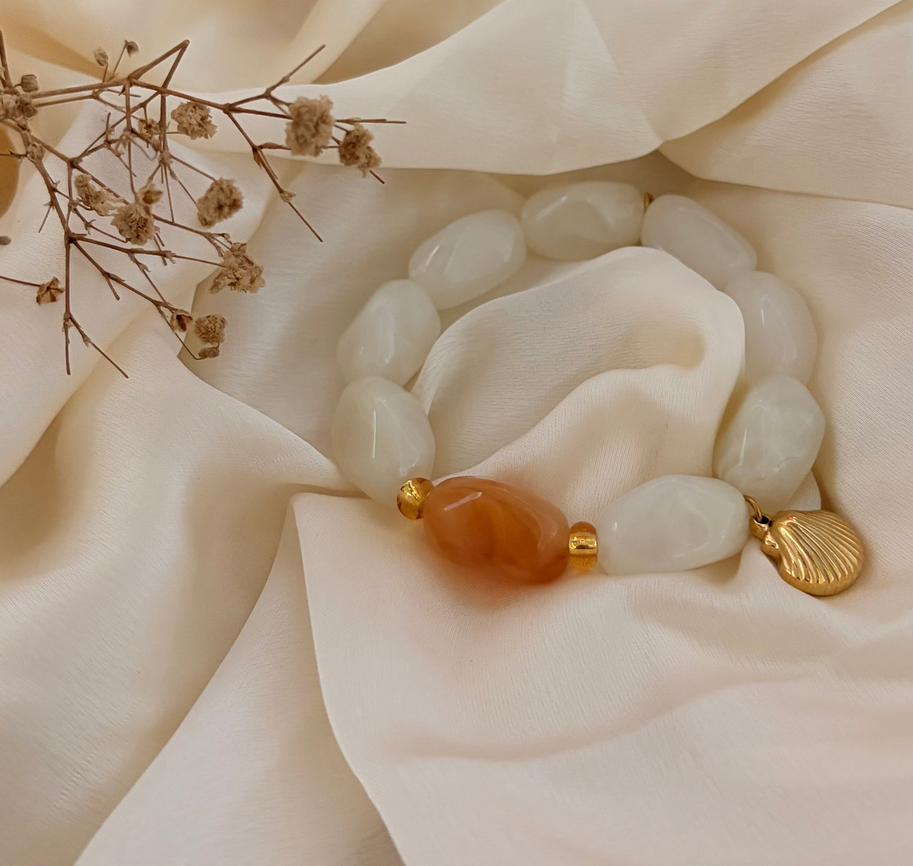 Bracelet Auréa - Crème