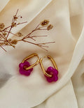 Boucles d’oreilles Pampa Rosa - Rose fuchsia